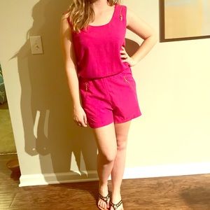 ONLY Collection Pink Romper Zipper Detail